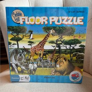 🧩 Cobb Hill Floor Puzzle African Plains - Kids Preschool - NWT